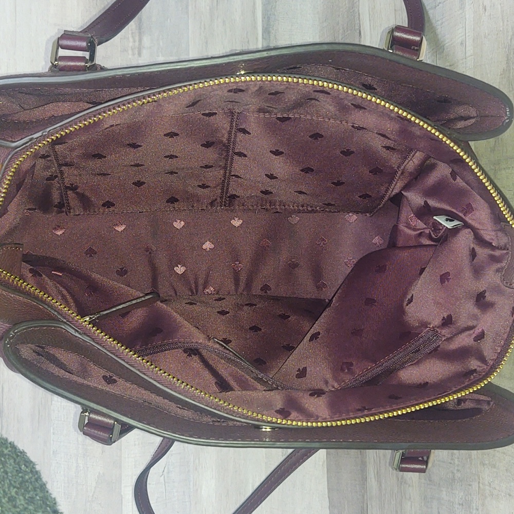 Kate Spade~Monet Large Compartment Tote~Deep Berry~EUC! - Picture 17 of 17